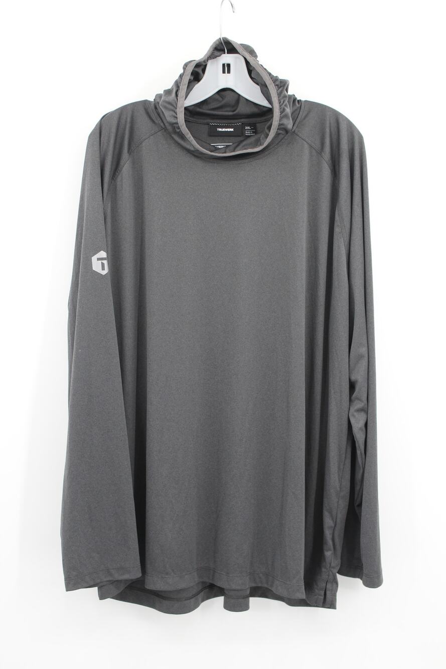 TRUEWERK B1 Sun Hoodie Mens size 2XL Gray